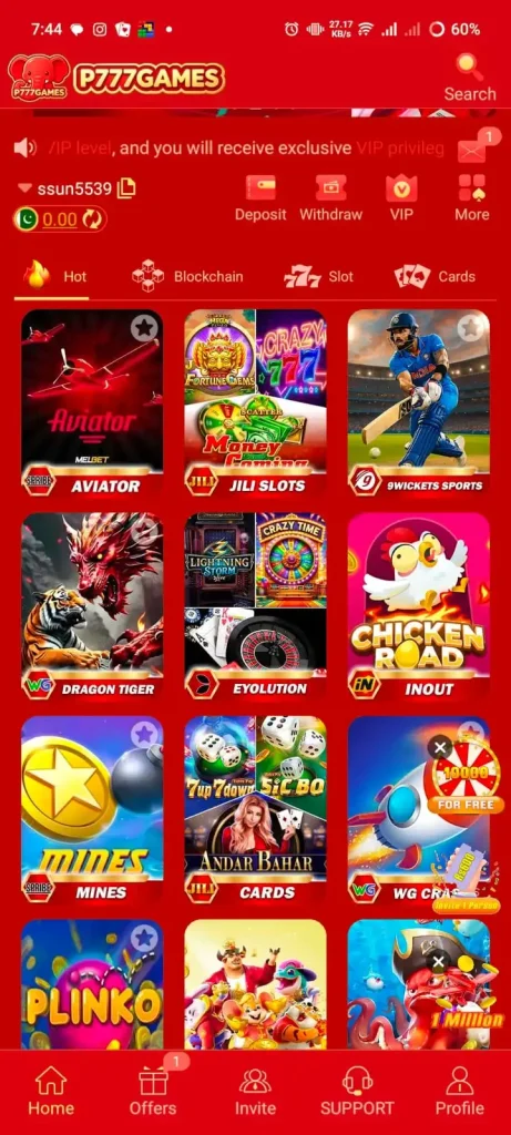 P777 Game APK